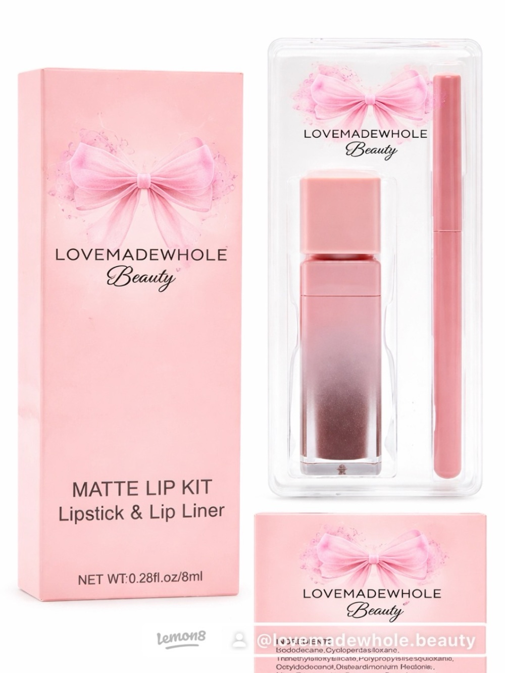 Matte Lip Kit - Soft plum